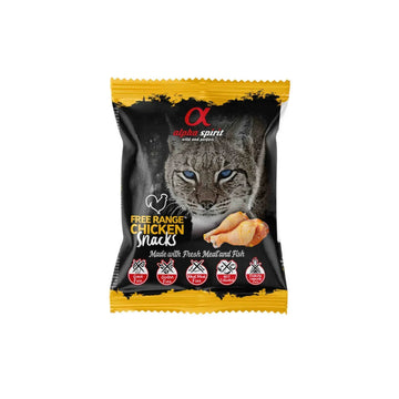 Alpha Spirit Snack Ave Corral Premium para Gatos 16 ud