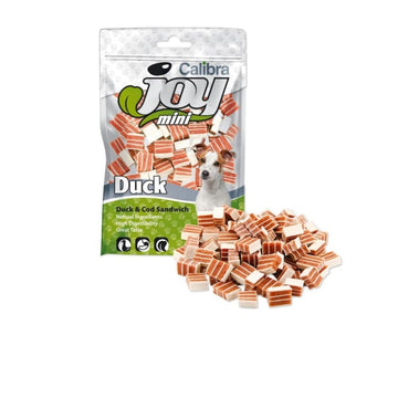 Calibra Joy Dog Mini Sandwich Bacalao Pato Snack 70g