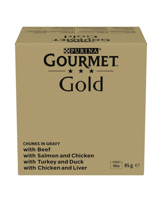 Purina GOURMET GOLD Bites in Sauce Wet Food 96 units