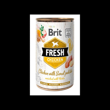 Brit Fresh Pollo con Patata Comida Húmeda 6 latas de 400g