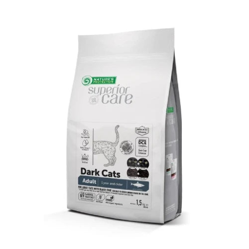 Natures Protection Superior Care Dark Cats Dry Food 1.5kg