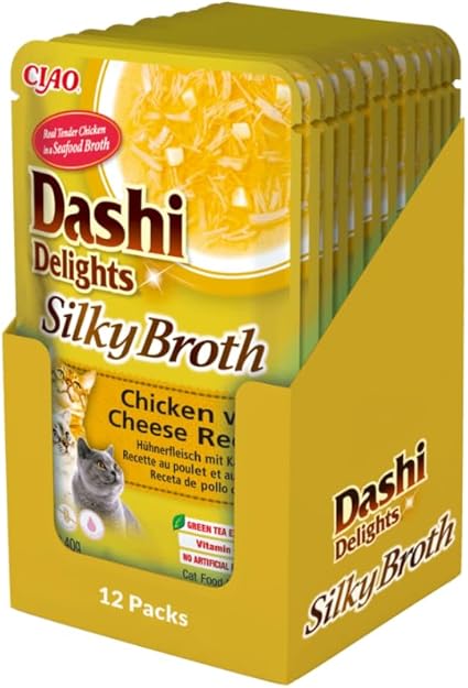 Churu Dashi Delight Pollo con Queso Húmedo 480g