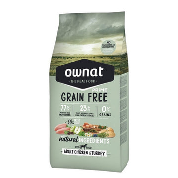Ownat Prime Canine Adult Grain Free Chicken and Turkey Dog Food 12Kg