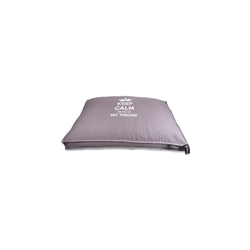 Lex&amp;Max Boxbed Cover Keep Calm Taupe L 0.98kg