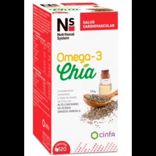 Nutritional System Omega-3 Chía 120 cápsulas