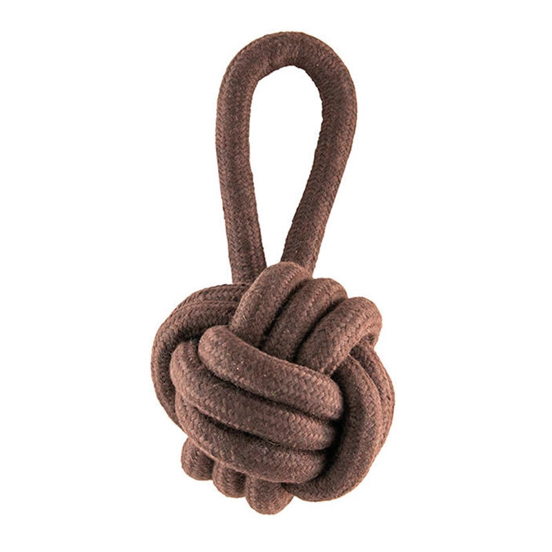 Freedog Strong Pelota con Asa Marrón 350g