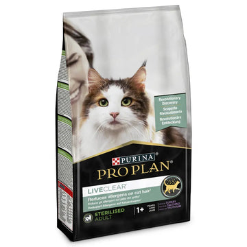 Purina Pro Plan LiveClear Dry Cat Food Sterilized Turkey 7Kg