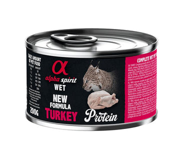 Alpha Spirit Feline Turkey Wet Food 6x200g