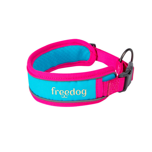 Freedog Cool Pro Tech Collar Fucsia 25mm, 53-63cm