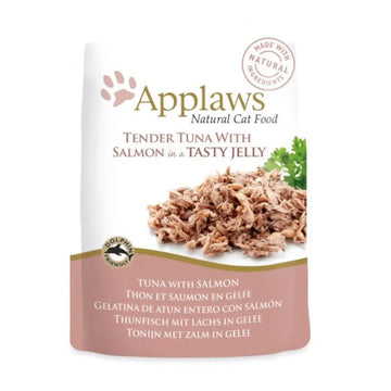 Applaws Tuna and Salmon Fillet in Jelly Wet Food 16x70g