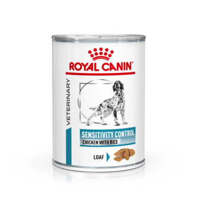 Royal Canin Veterinary Diet Canine Sensitivity Control Alimento Húmedo para Perros Adultos con Pollo 410gx12un