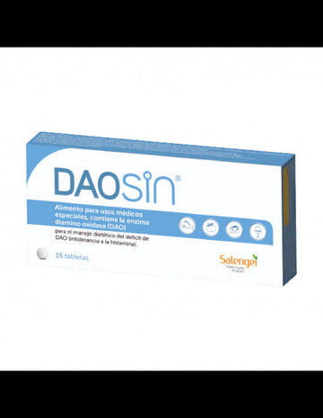 Daosin DAO Enzima Cápsulas 15 tabletas