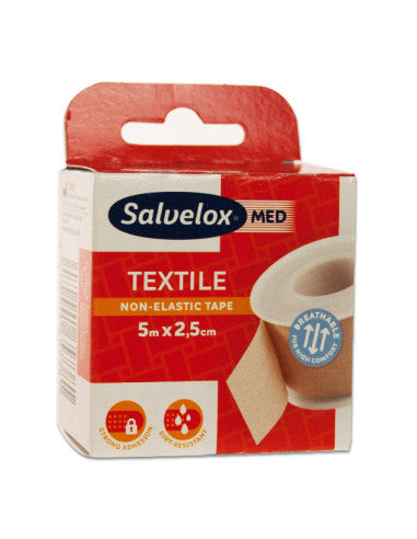 Farmavit Salvelox Esparadrapo Textil Beige 5m x 2.5cm