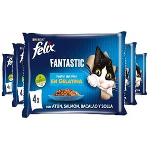 Purina Felix Feline Fantastic Festin Del Mar 12 units. 4 x 85g