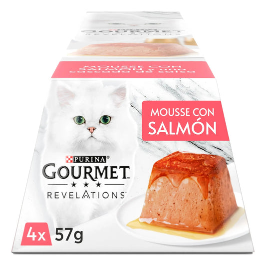 Purina Gourmet Revelations Salmon Cat Mousse, 24 portions 57g