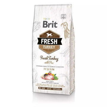 Brit Fresh Light Fit &amp; Slim Turkey Peas Dog Food 12kg