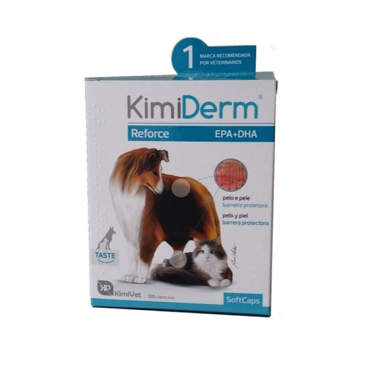 KimiVet KimiDerm Reforce Suplemento Cápsulas 600 ud