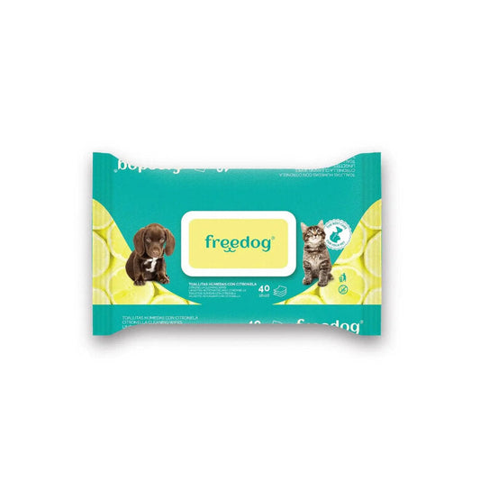 Freedog Toallitas Húmedas Citronela 40 ud