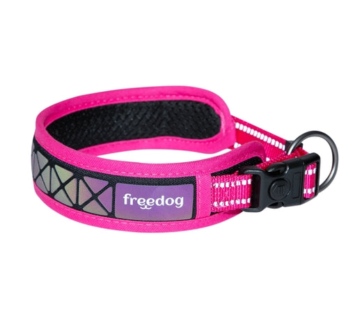Freedog Boreal Collar Fucsia 20mm x 43-52cm