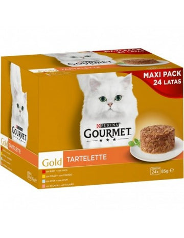 Purina Gourmet Gold Multi Tartalette Wet Cat Food 24 cans of 85g