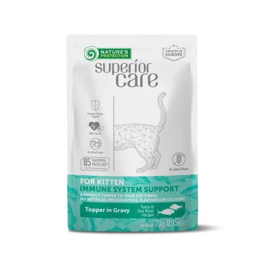 Natures Protection Sc Topper Kitten Immune Wet Food 70g