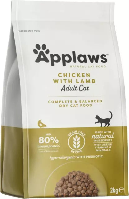 Applaws Cat Dry Pollo y Cordero Pienso Seco 7.5Kg