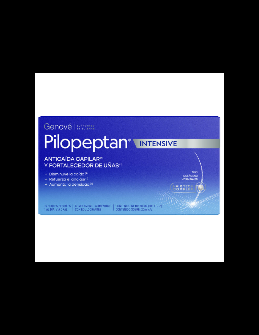 PILOPEPTAN Intensive Cabello y Uñas 15 Sobres
