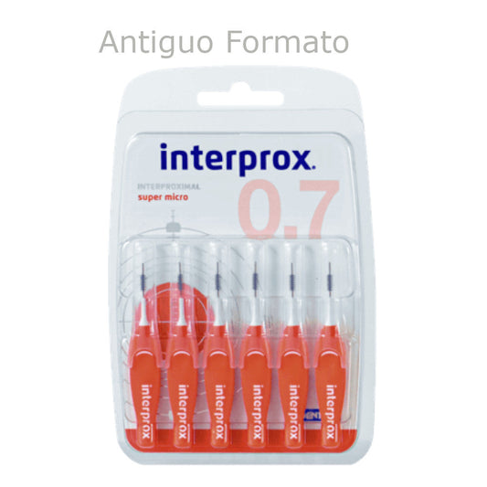INTERPROX Cepillo Interproximal Recto Nano 0.7 x6 uds