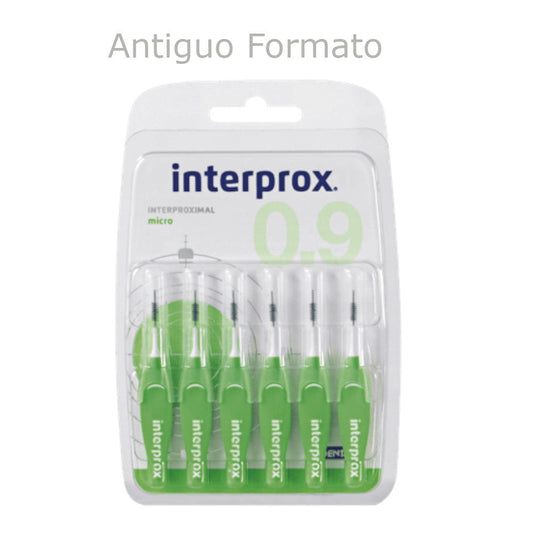 INTERPROX Cepillo Interproximal Recto Super Micro 0.9 x6uds