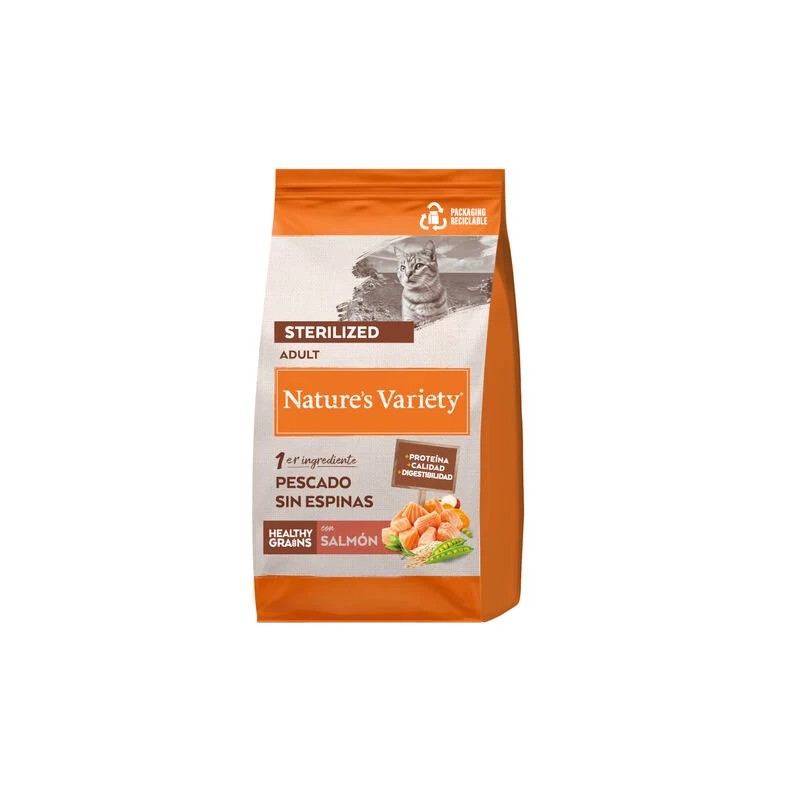 Nature's Variety Cat Hg Natural Salmon 3Kg