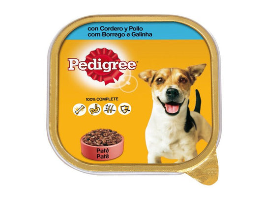 Pedigree Lamb and Chicken Wet Dog Food Tubs 20x300G